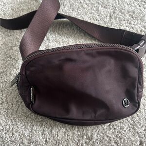 lululemon athletica Dark Brown Belt Bag